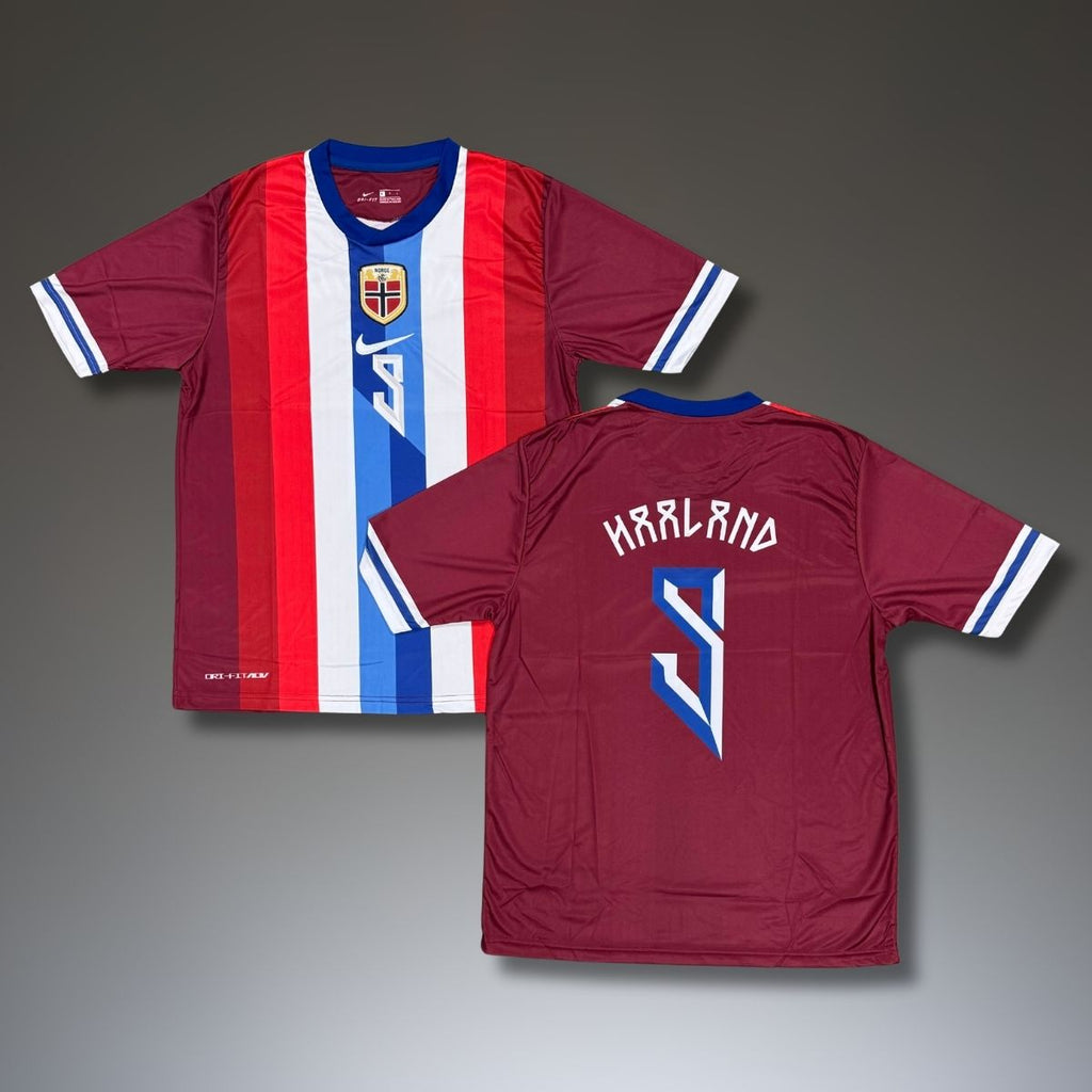 Tricou de fotbal, bărbați, Norvegia, Haaland. EURO 2024