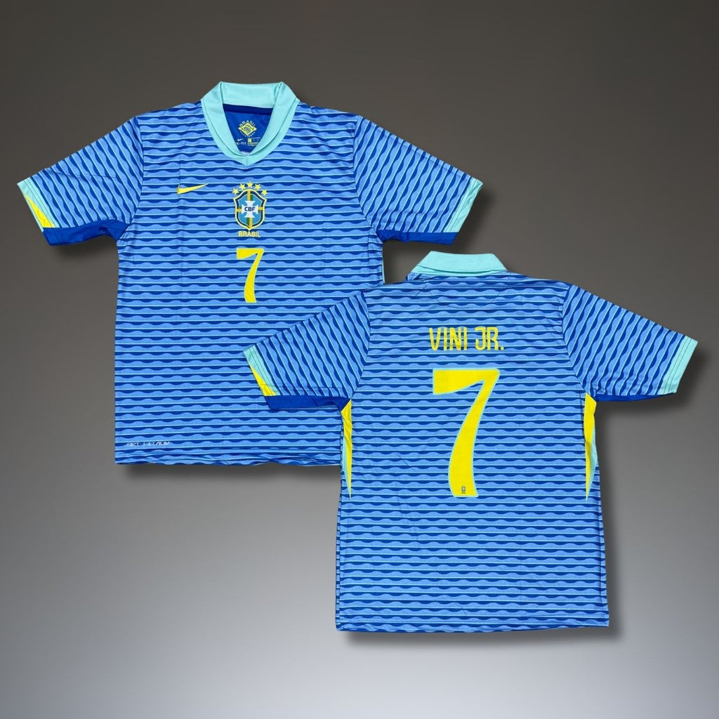 Tricou de fotbal rezerva, bărbați, Brazilia, Vini Jr. 2024