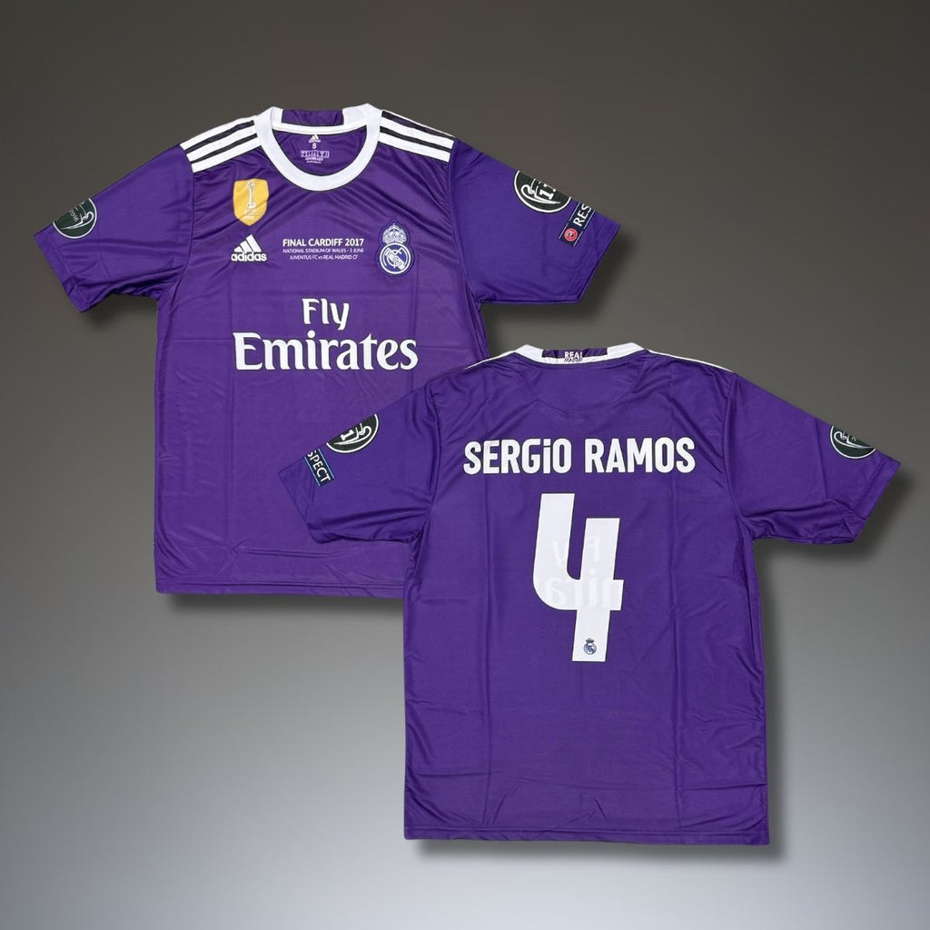 Tricou de fotbal, bărbați, Real Madrid, Ramos. CL finale 2017