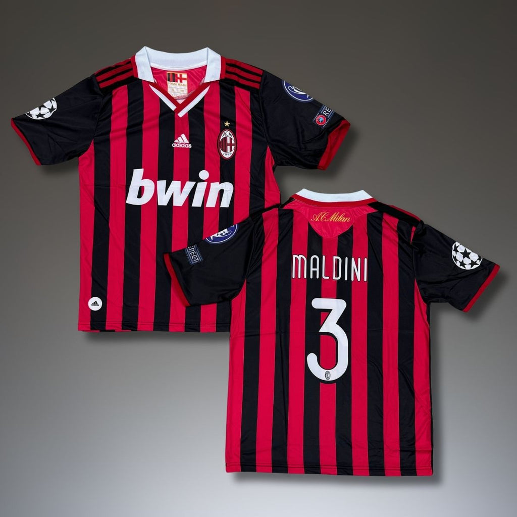 Tricou de fotbal, bărbați, Milan, Maldini. Clasic 2009