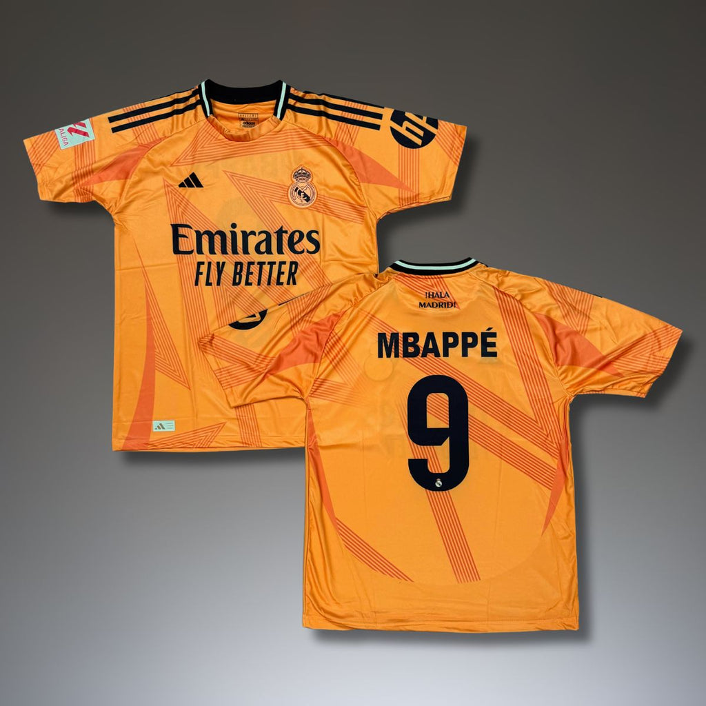 Tricou de fotbal rezerva, bărbați, Real Madrid, Mbappe. 24/25