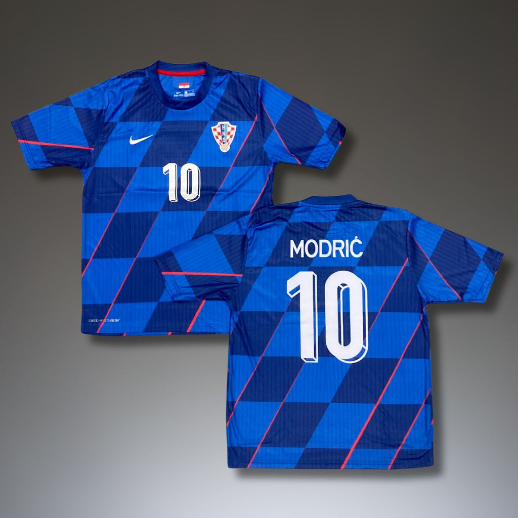 Tricou de fotbal rezerva, bărbați, Croaţia, Modrić. EURO 2024