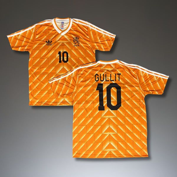 Tricou de fotbal, bărbați, Olanda, Gullit. Clasic 1988-1990