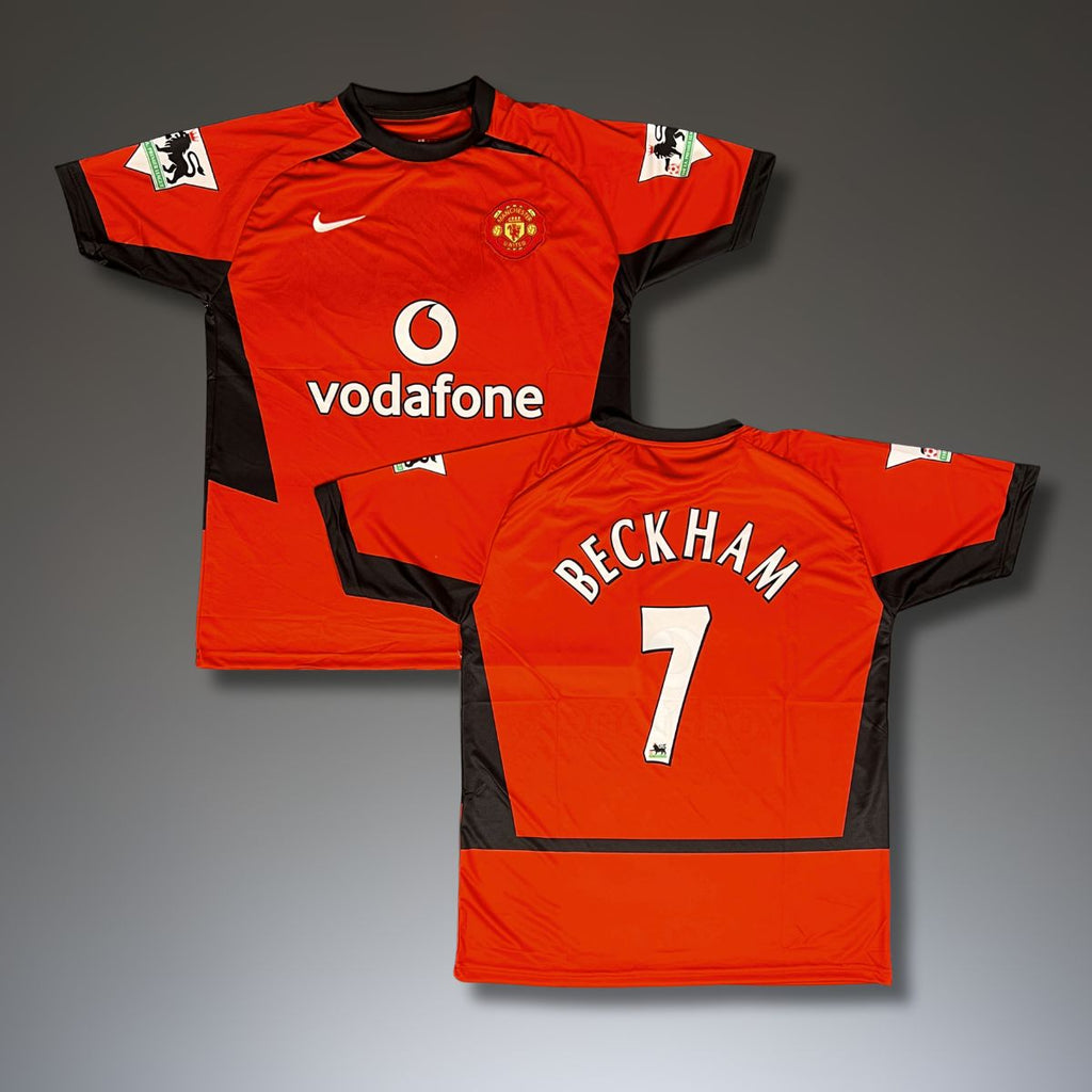 Tricou de fotbal, bărbați, Manchester United, Beckham. Clasic 2002