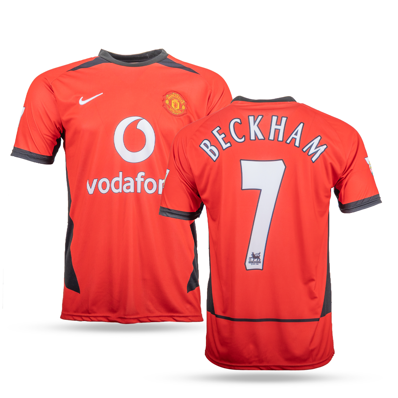Tricou de fotbal, bărbați, Manchester United, Beckham. Clasic 2002