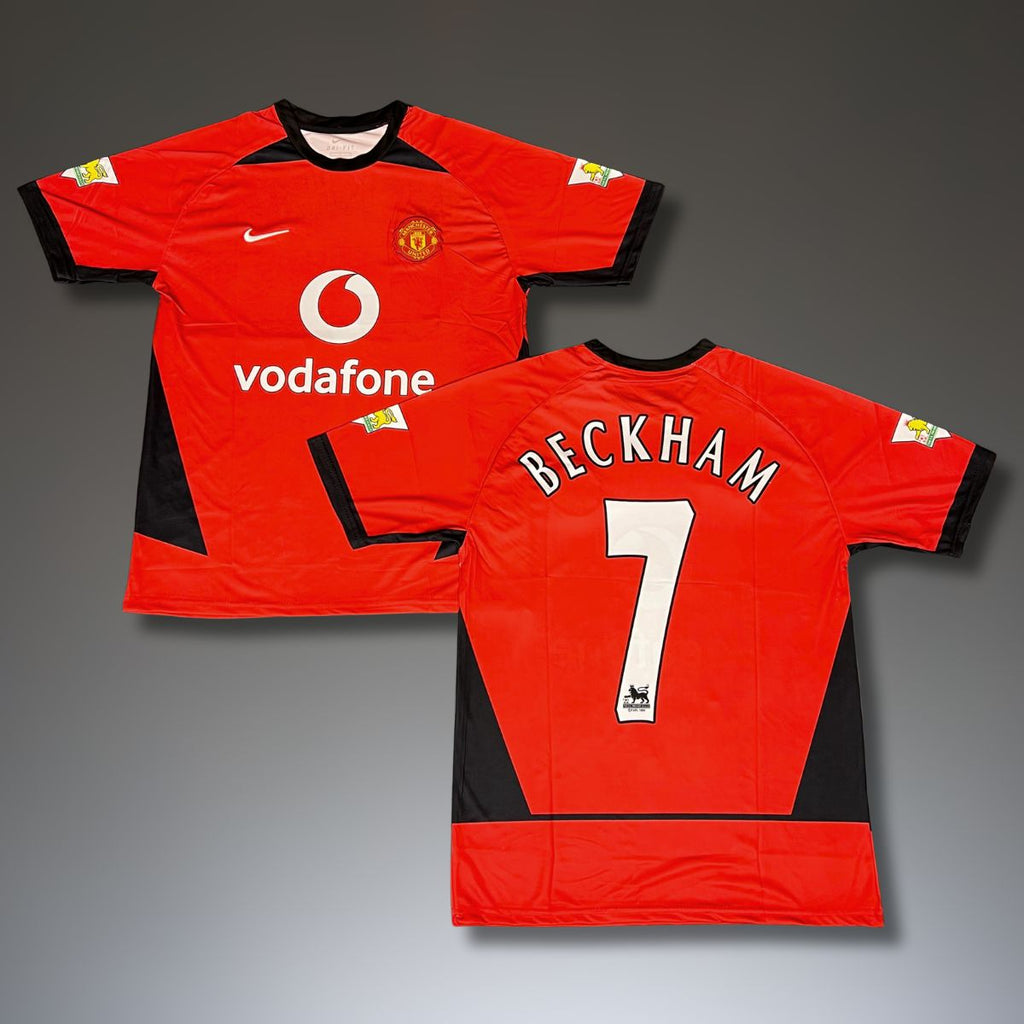 Tricou de fotbal, bărbați, Manchester United, Beckham. Clasic 2002