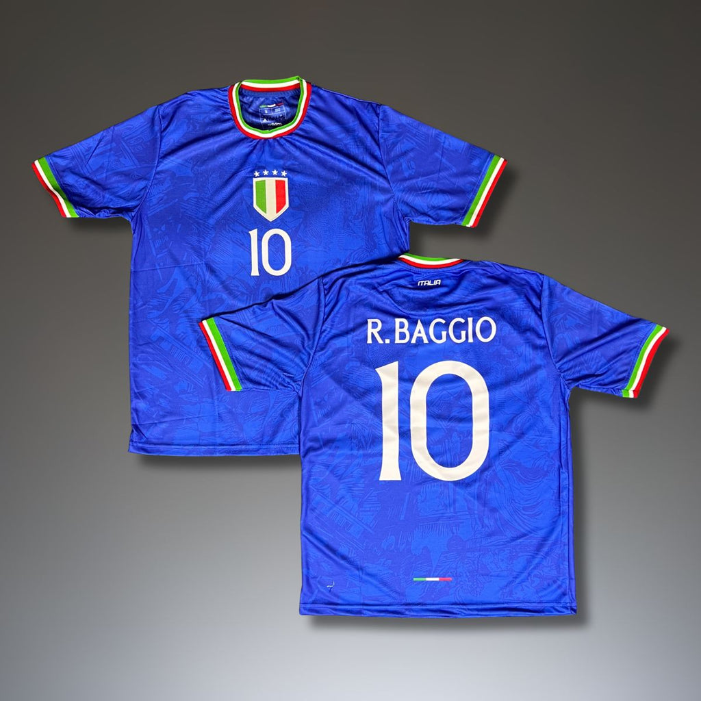 Tricou de fotbal, bărbați, Italia, Baggio, Classic