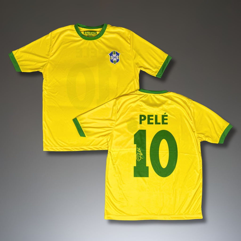 Tricou de fotbal bărbați, Brazilia, Pele. Clasic 1970