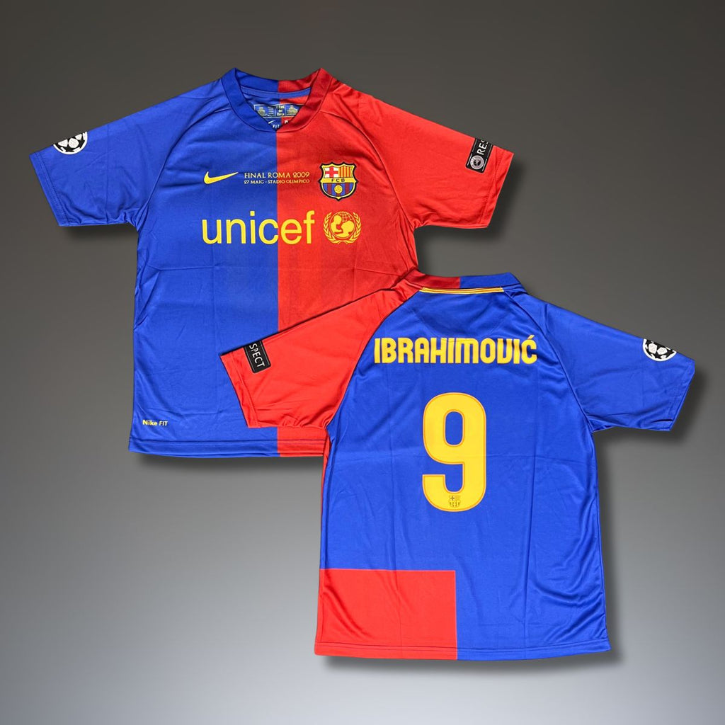 Tricou de fotbal bărbați, Barcelona, Ibrahimovic. Finala CL 2009