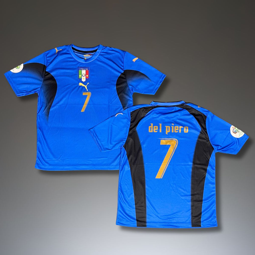 Tricou de fotbal bărbați, Italia, Del Piero. SP 2006