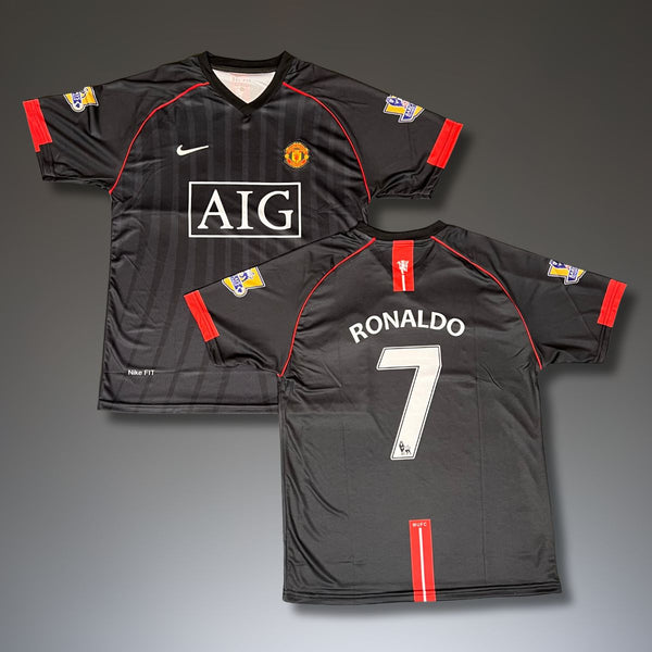 Tricou de fotbal de rezervă pentru bărbați, Manchester United, Ronaldo. Clasic 07/08