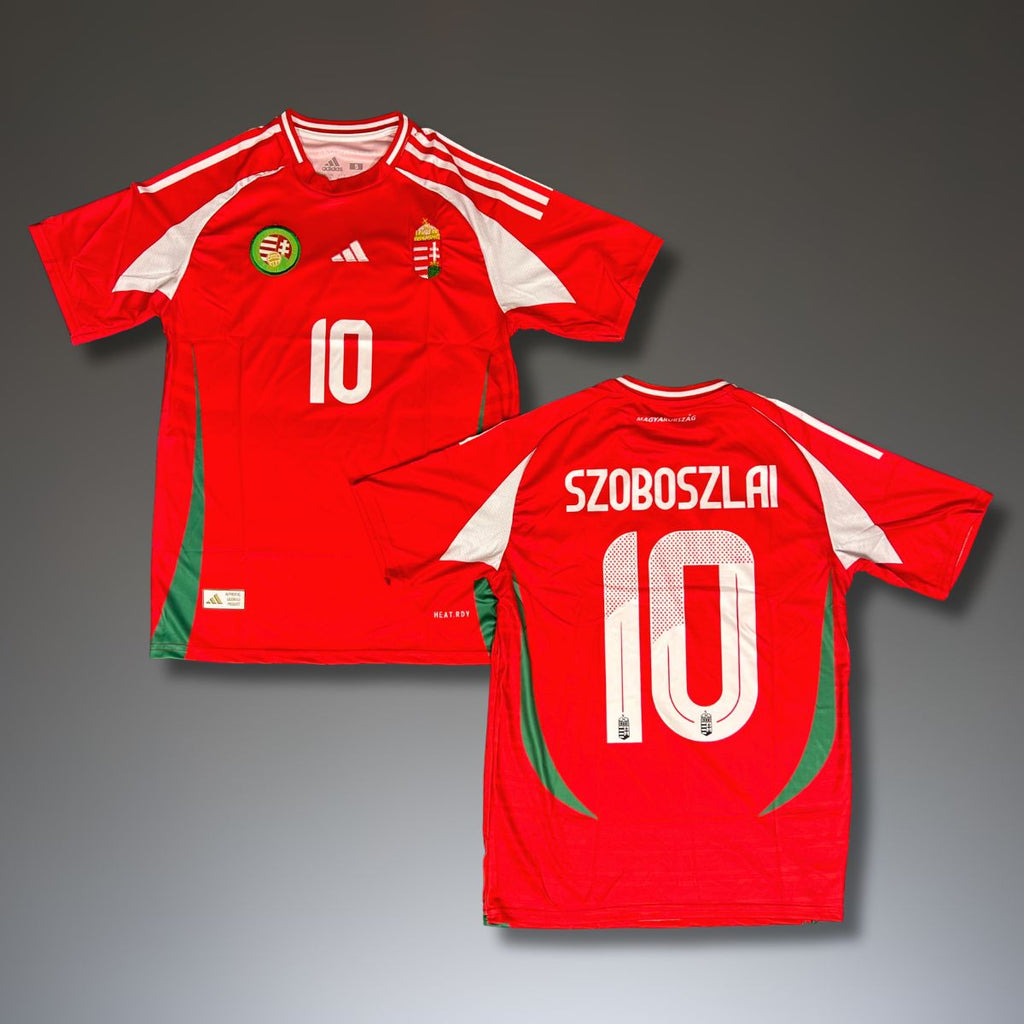 Tricou de fotbal pentru bărbați, Ungaria, Szoboszlai. Euro 2024