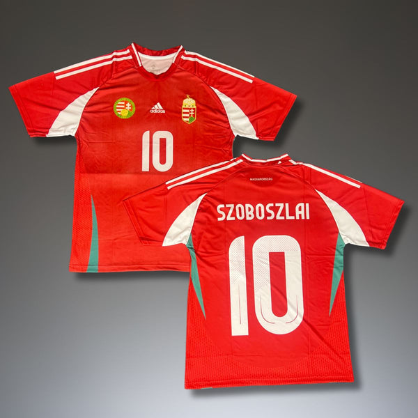 Tricou de fotbal pentru bărbați, Ungaria, Szoboszlai. Euro 2024