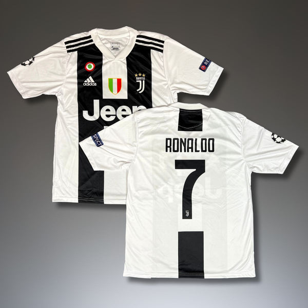Tricou de fotbal pentru bărbați, Juventus, Ronaldo. Clasic 18/19