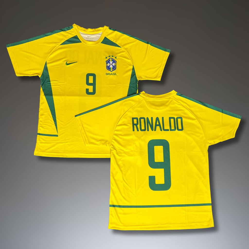 Tricou de fotbal pentru bărbați, Brazilia, Ronaldo. SP 2002