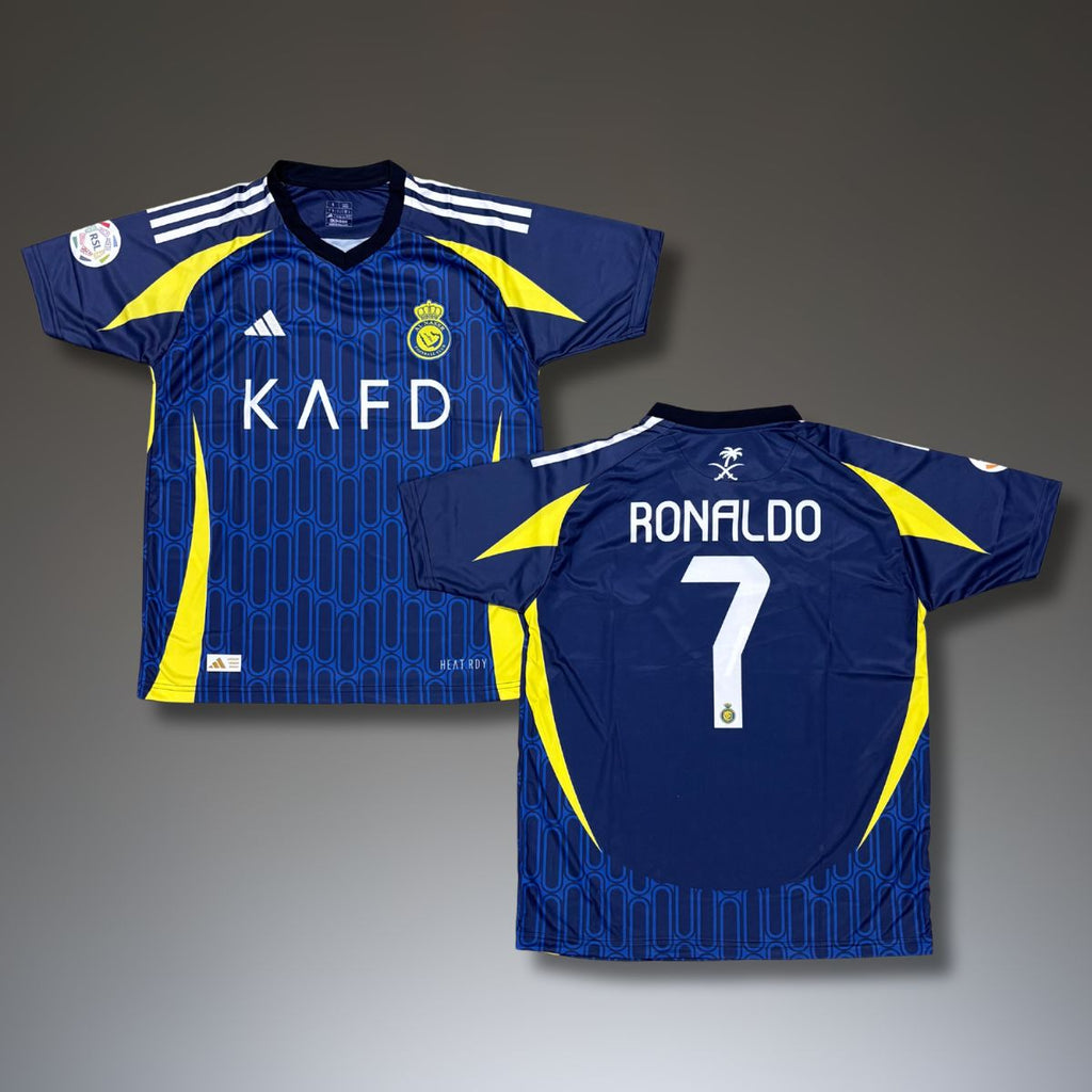 Tricou de fotbal de rezervă pentru bărbați, Al-Nassr, Ronaldo. 24/25