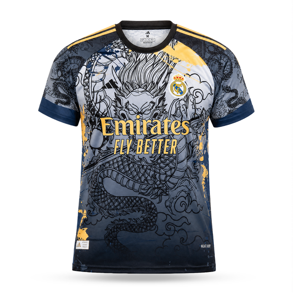 Tricou de fotbal pentru bărbați Real Madrid, albastru, Ronaldo. Ediție Dragon 2025