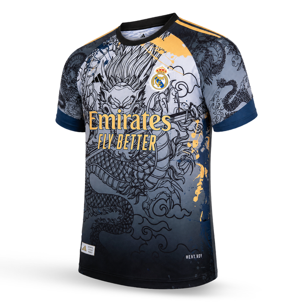 Tricou de fotbal pentru bărbați Real Madrid, albastru, Ronaldo. Ediție Dragon 2025