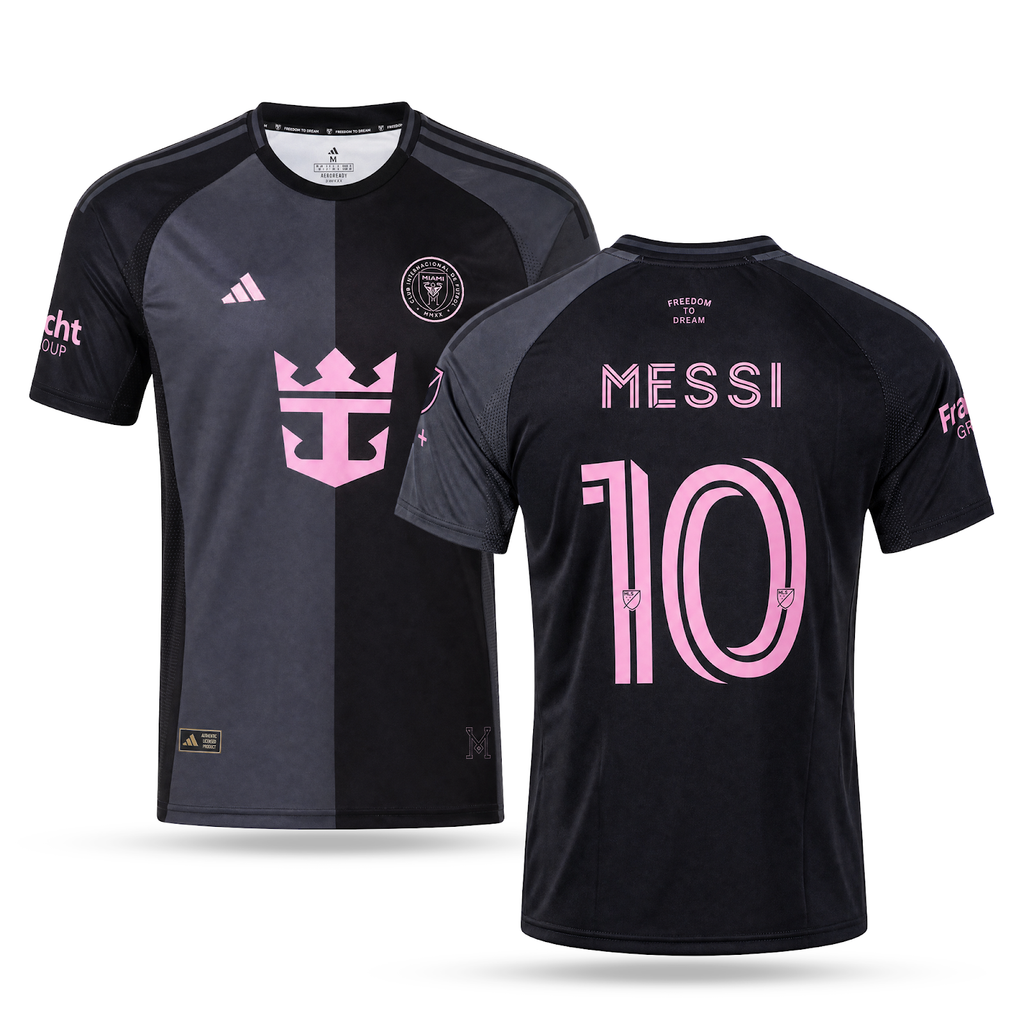 Tricou de fotbal pentru bărbați Inter Miami rezervă, Messi. 25/26
