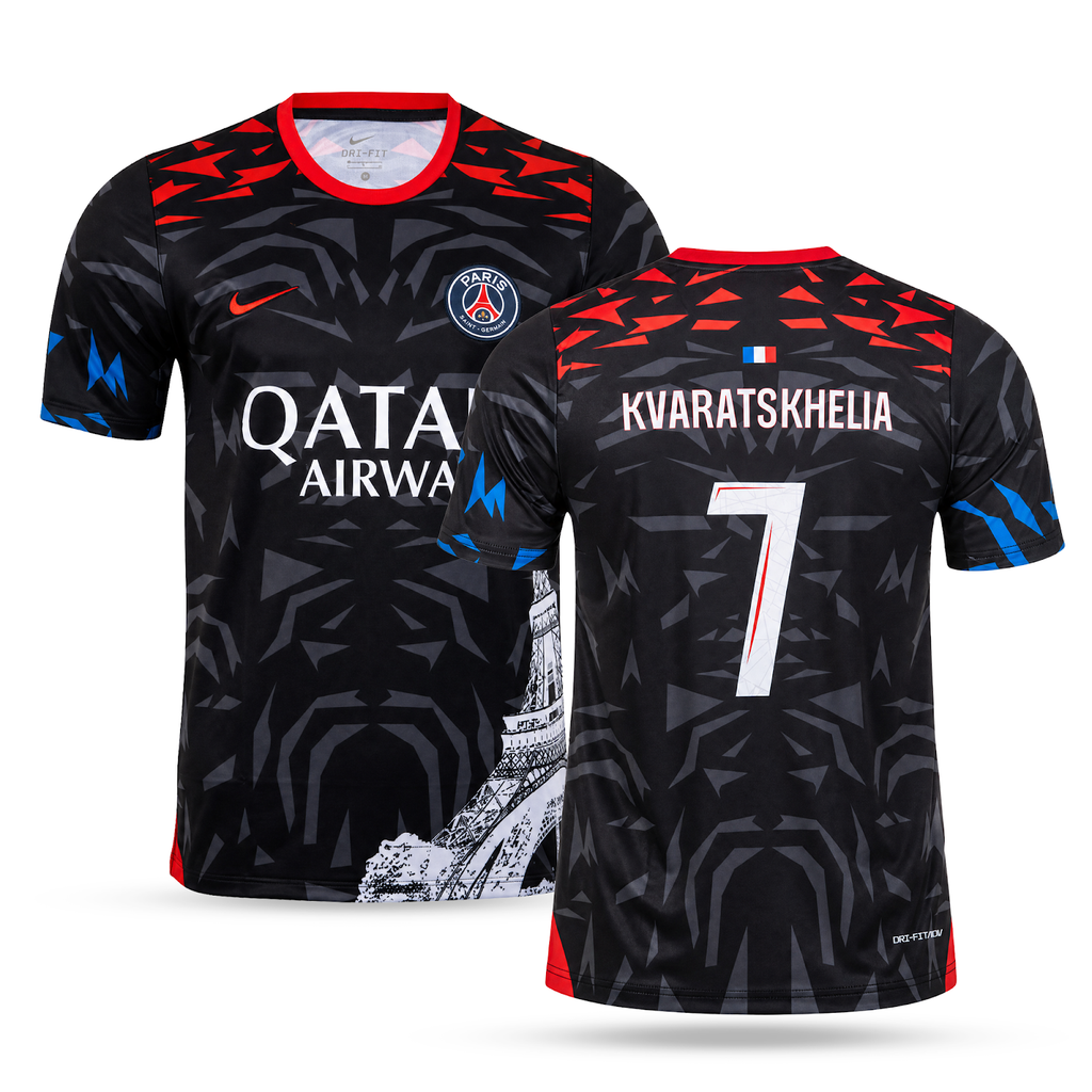 Tricou de fotbal pentru bărbați PSG, Kvaratskhelia. Ediție specială 2025