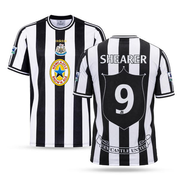 Tricou de fotbal pentru bărbați Newcastle, Shearer. Clasic 97/98