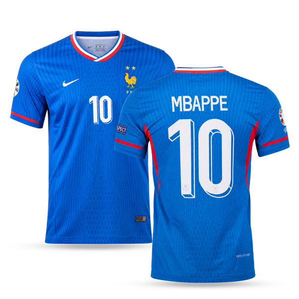 Tricou de fotbal pentru bărbați Franța, Mbappe. EURO 2024