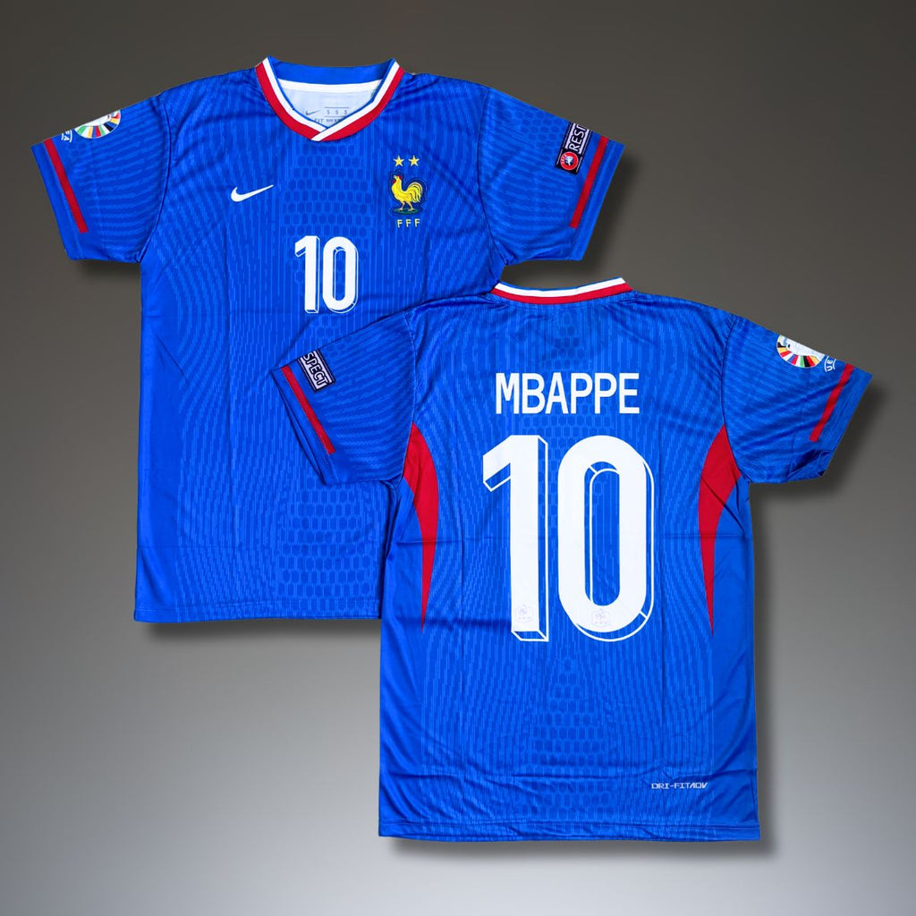 Tricou de fotbal pentru bărbați Franța, Mbappe. EURO 2024