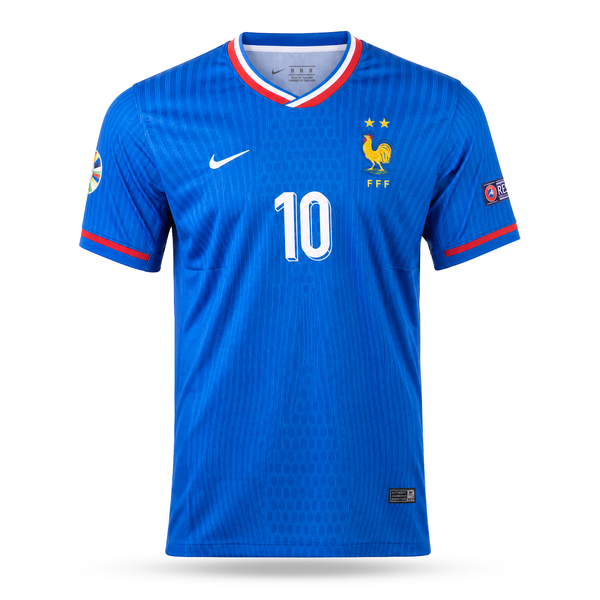 Tricou de fotbal pentru bărbați Franța, Mbappe. EURO 2024
