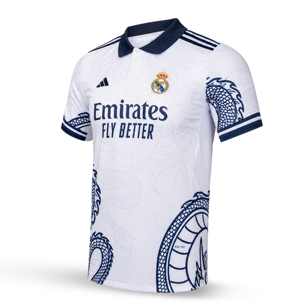 Tricou de fotbal Real Madrid pentru bărbați, Bellingham. Ediția dragonului alb 2025