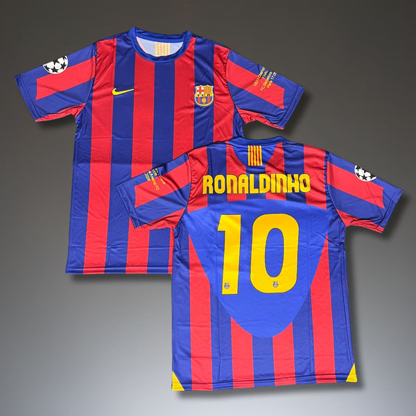 Tricou de fotbal pentru bărbați Barcelona, Ronaldinho. Finala CL 2006