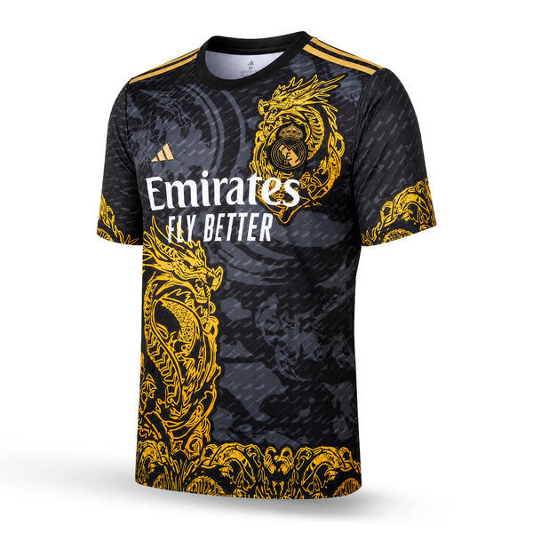Tricou de fotbal pentru bărbați Real Madrid, Ronaldo. Dragon negru ediție 2025