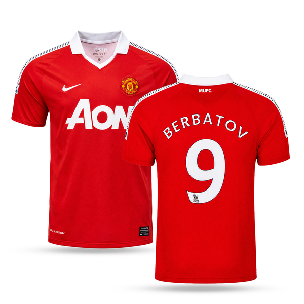Tricou de fotbal pentru bărbați Manchester United, Berbatov. Clasic 10/11