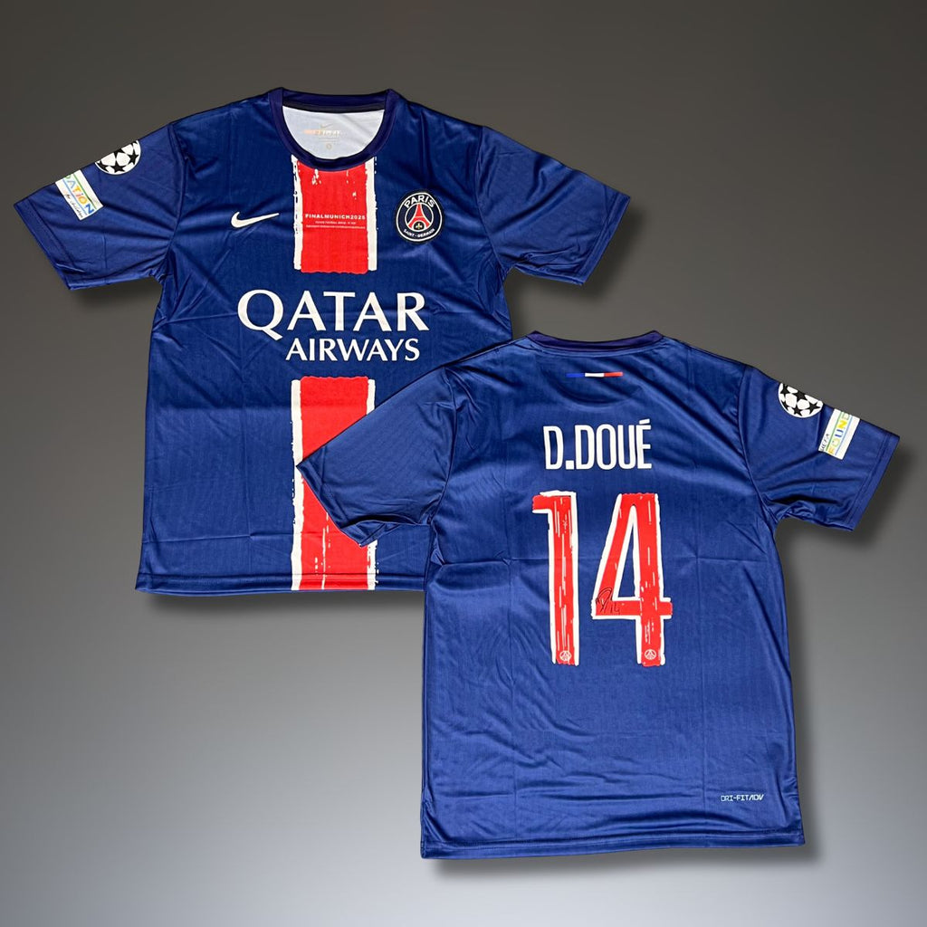 Tricou de fotbal pentru bărbați PSG, Doue. Finala Ligii Campionilor 2025