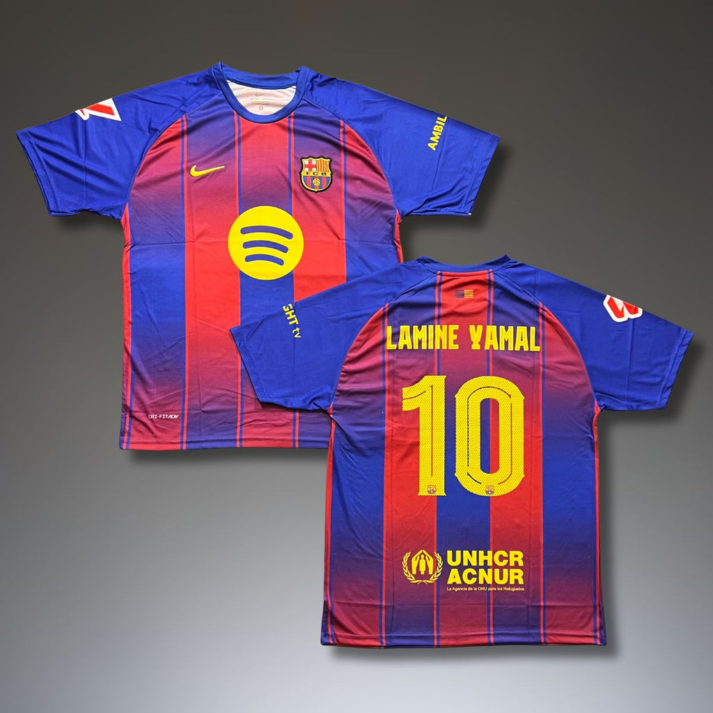 Tricou de fotbal pentru bărbați Barcelona, Yamal. Proiect 25/26