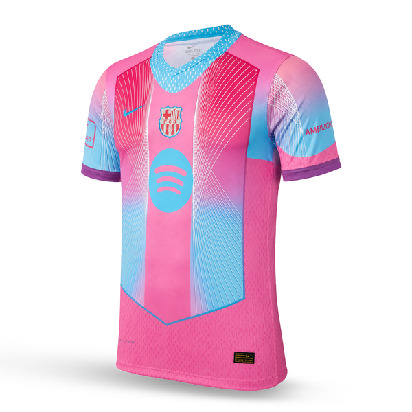 Tricou de fotbal pentru bărbați Barcelona, Yamal. Ediție specială roz