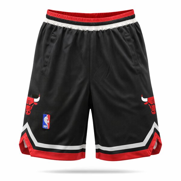 Chicago Bulls Pantaloni Scurți De Bărbați, Negri
