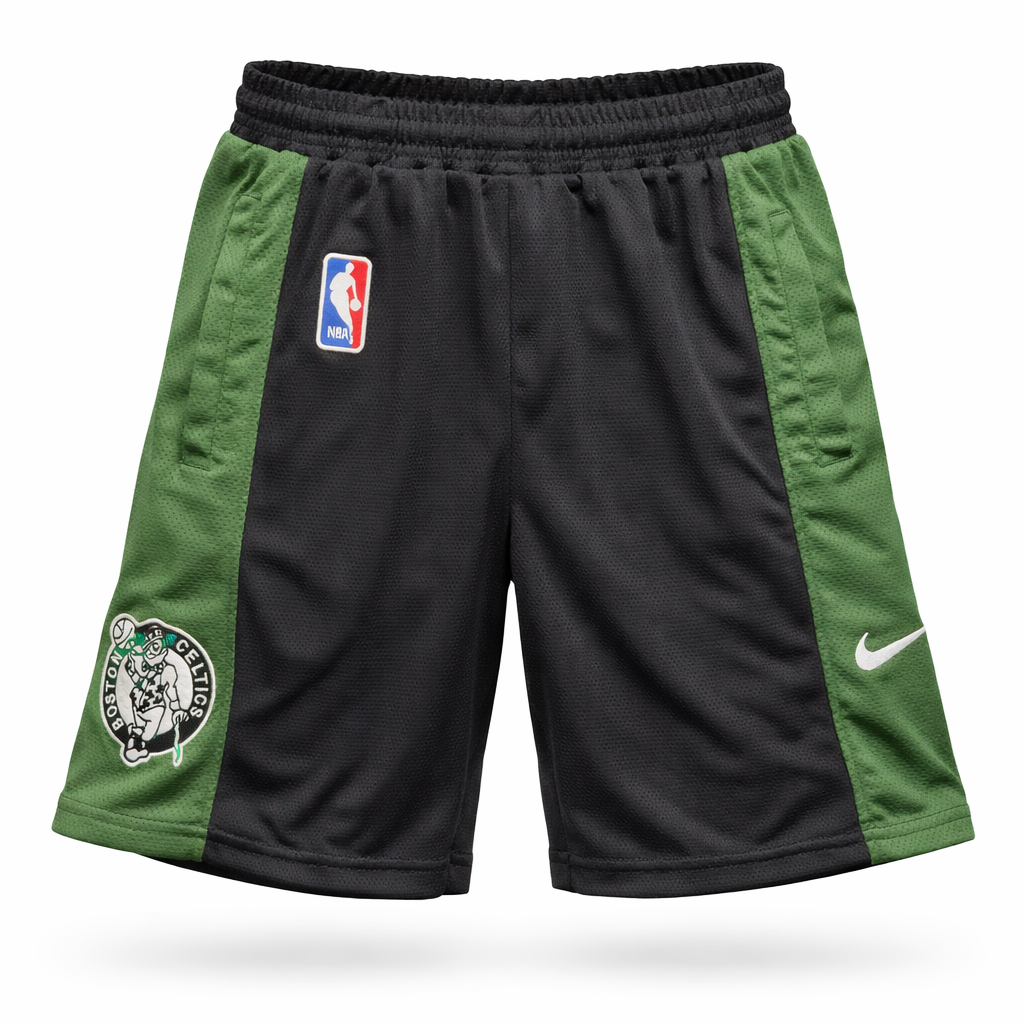 Boston Celtics Pantaloni Scurți Bărbați, Negru-Verde