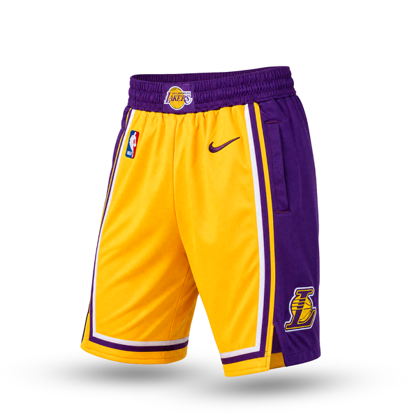 LA Lakers Bărbați Pantaloni Scurți Clasici. Galbeni