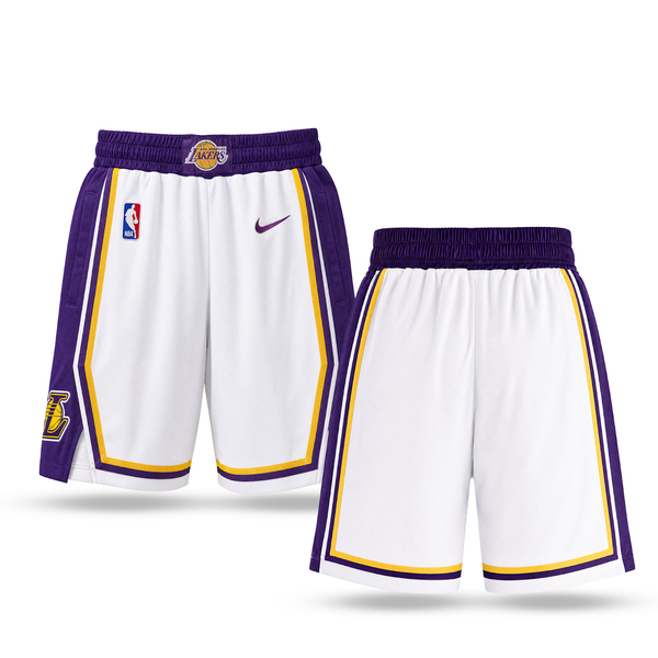 LA Lakers Pantaloni Scurți Clasici Pentru Bărbați. Albi