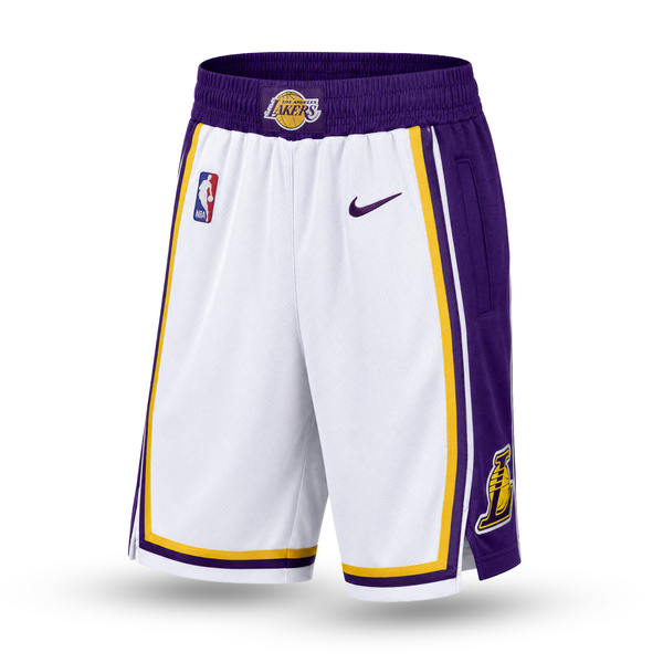 LA Lakers Pantaloni Scurți Clasici Pentru Bărbați. Albi