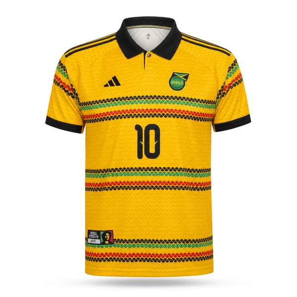 Jamaica Tricou De Fotbal Bărbătesc, Bob Marley. Bob Marley Edition, Galben