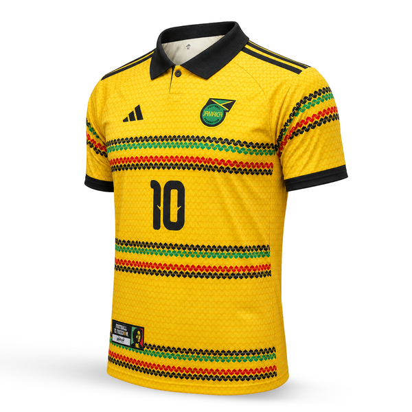 Jamaica Tricou De Fotbal Bărbătesc, Bob Marley. Bob Marley Edition, Galben