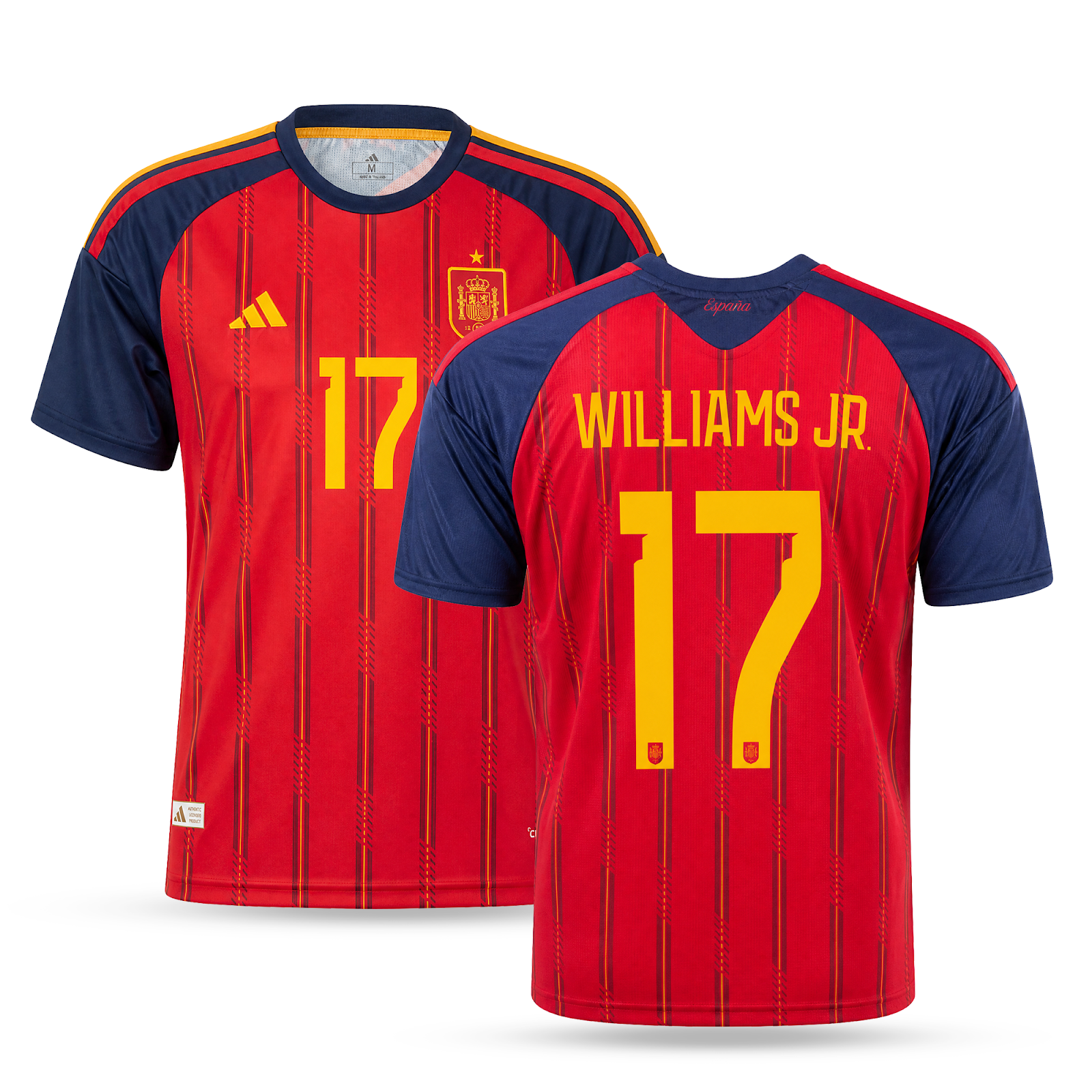 Spania Tricou De Fotbal Bărbați, Williams. World Cup 2026