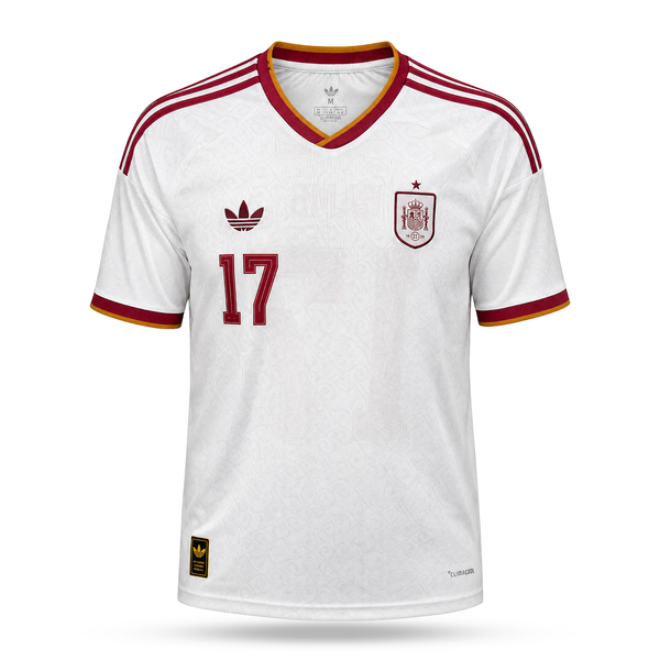 Spania Tricou De Fotbal Bărbătesc Deplasare, Williams. World Cup 2026