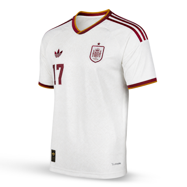Spania Tricou De Fotbal Bărbătesc Deplasare, Williams. World Cup 2026