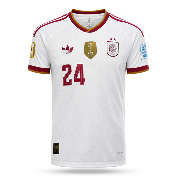 Spania Bărbați Tricou De Fotbal Deplasare, Cucurella. World Cup 2026