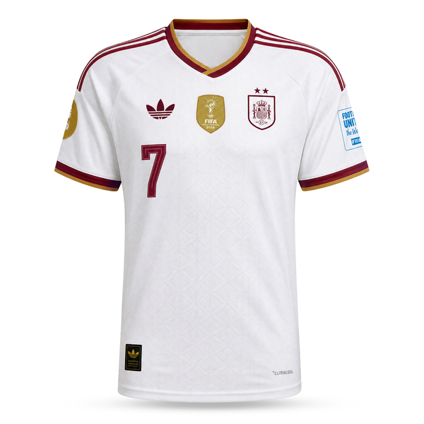 Spania Tricou De Fotbal Deplasare Bărbați, Ferran. World Cup 2026