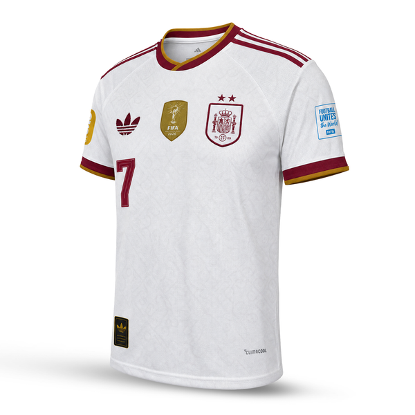 Spania Tricou De Fotbal Deplasare Bărbați, Ferran. World Cup 2026