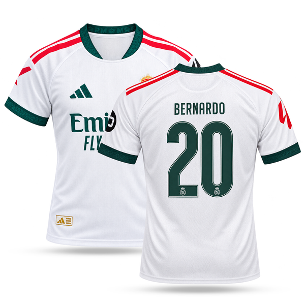 Real Madrid Tricou De Fotbal Bărbați, Bernardo. 26/27