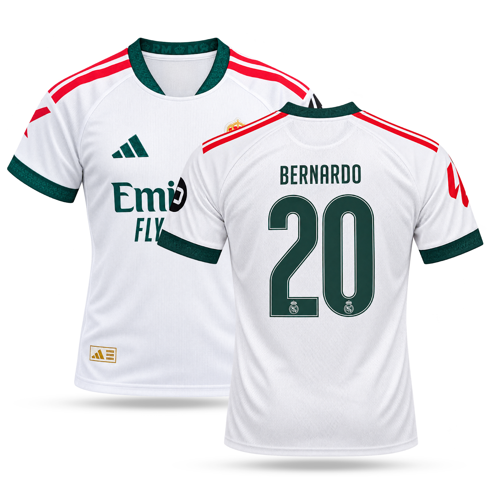 Real Madrid Tricou De Fotbal Bărbați, Bernardo. 26/27